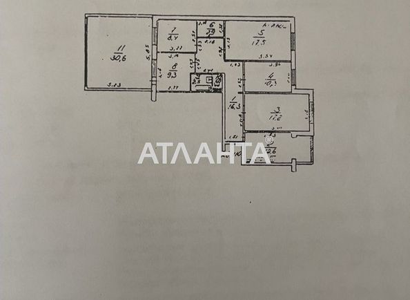 4+-rooms apartment apartment by the address st. Glushko ak pr Dimitrova pr (area 128,6 m2) - Atlanta.ua