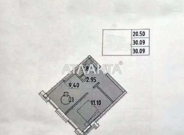 1-room apartment apartment by the address st. Fontanskaya dor Perekopskoy Divizii (area 30,1 m²) - Atlanta.ua - photo 4