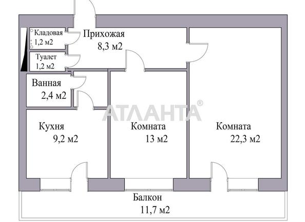 2-rooms apartment apartment by the address st. Franko Ivana (area 66 m²) - Atlanta.ua - photo 8