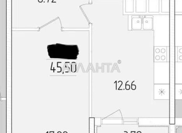 1-кімнатна квартира за адресою вул. Краснова (площа 45,5 м²) - Atlanta.ua - фото 2