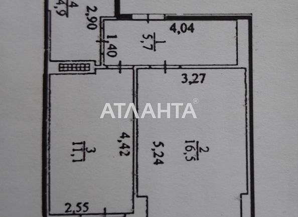 1-кімнатна квартира за адресою вул. Жаботинського (площа 40,0 м2) - Atlanta.ua - фото 2