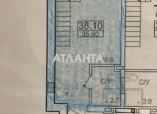 1-комнатная квартира по адресу ул. Бочарова ген. (площадь 46,0 м2) - Atlanta.ua - фото 8