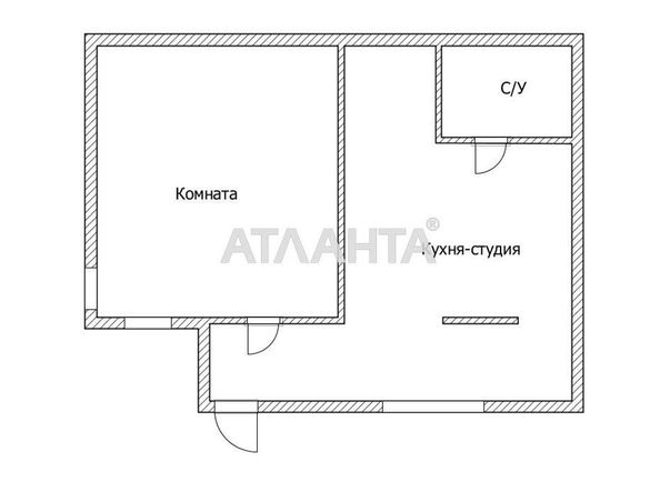 1-room apartment apartment by the address st. Bazarnaya Kirova (area 53,5 m2) - Atlanta.ua - photo 12