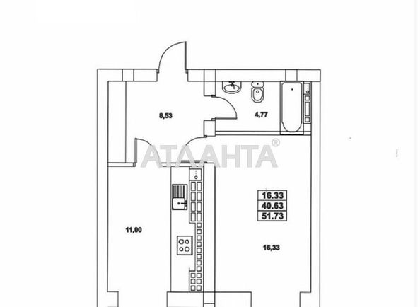 1-room apartment apartment by the address st. Milanskaya (area 56,0 m2) - Atlanta.ua - photo 7