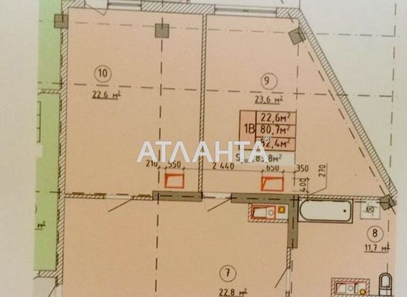 2-rooms apartment apartment by the address st. Fontanskaya dor Perekopskoy Divizii (area 84,5 m²) - Atlanta.ua - photo 6