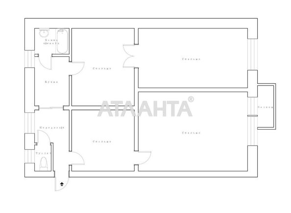 4+-rooms apartment apartment by the address st. Ekaterininskaya (area 84 m²) - Atlanta.ua - photo 15