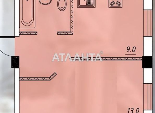 1-room apartment apartment by the address st. Inglezi 25 chapaevskoy div (area 30,2 m²) - Atlanta.ua - photo 6