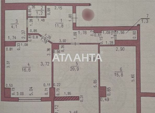 2-комнатная квартира по адресу ул. Радужный м-н (площадь 72,0 м2) - Atlanta.ua - фото 8