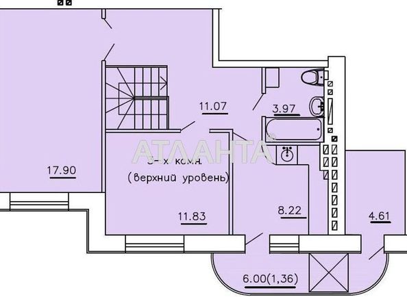 4+-rooms apartment apartment by the address st. Dnepropetrovskaya dor (area 110,0 m2) - Atlanta.ua - photo 2