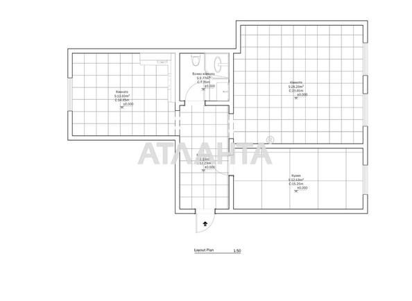 2-rooms apartment apartment by the address st. Malaya arnautskaya Vorovskogo (area 65 m²) - photo 15 2-rooms apartment apartment by the address st. Malaya arnautskaya Vorovskogo (area 65 m²) - Atlanta.ua - photo 15