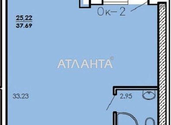 1-комнатная квартира по адресу ул. Цветаева ген. (площадь 39,9 м²) - Atlanta.ua - фото 12