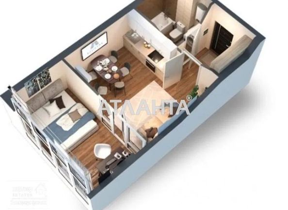1-room apartment apartment by the address st. 7 km ovidiopolskoy dor (area 26,3 m²) - Atlanta.ua - photo 3