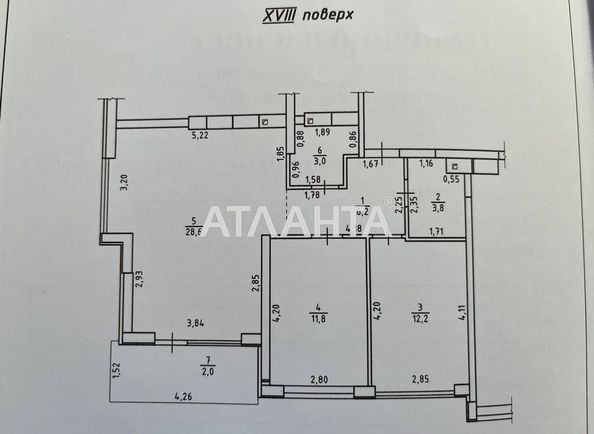 2-rooms apartment apartment by the address st. Filatova ak (area 67,6 m2) - Atlanta.ua - photo 19