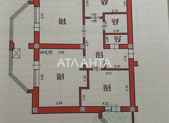 3-rooms apartment apartment by the address st. Kaspruka Pavla (area 92,0 m2) - Atlanta.ua - photo 12