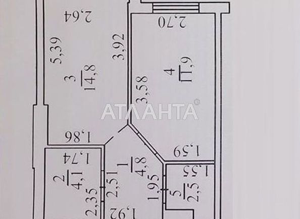 1-room apartment apartment by the address st. Vilyamsa ak (area 38,2 m²) - Atlanta.ua - photo 16