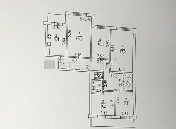 4+-rooms apartment apartment by the address st. Koroleva ak (area 95,2 m2) - Atlanta.ua - photo 10