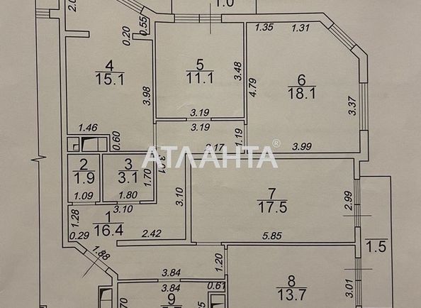 4+-rooms apartment apartment by the address st. Italyanskiy bul Tomasa ul (area 106,0 m2) - Atlanta.ua - photo 11
