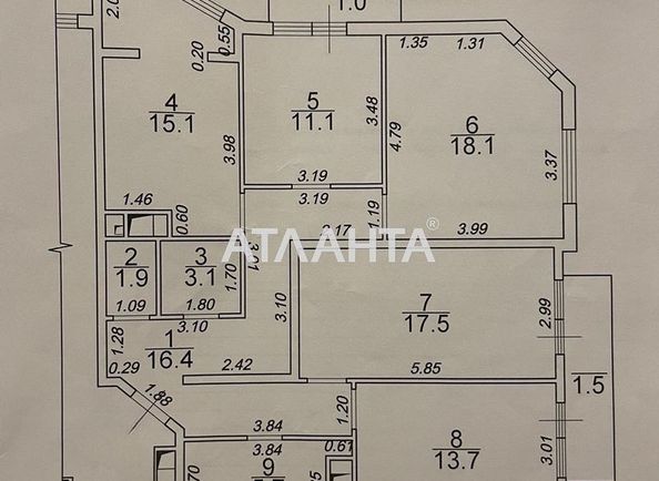 4+-rooms apartment apartment by the address st. Italyanskiy bul Tomasa ul (area 106,0 m2) - Atlanta.ua - photo 3