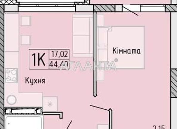 1-room apartment apartment by the address st. Profsoyuznaya (area 44,8 m2) - Atlanta.ua