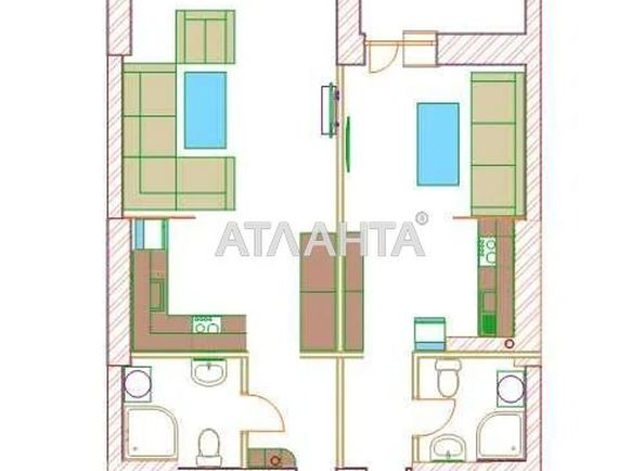 2-rooms apartment apartment by the address st. Ul Teremkovskaya (area 52,0 m2) - Atlanta.ua - photo 8
