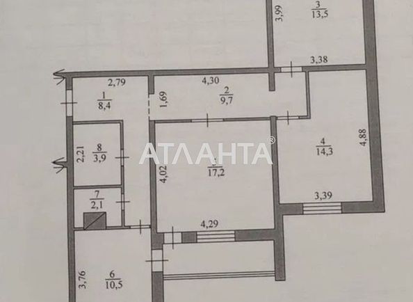 3-rooms apartment apartment by the address st. Prigorodnaya (area 84,0 m2) - Atlanta.ua - photo 14