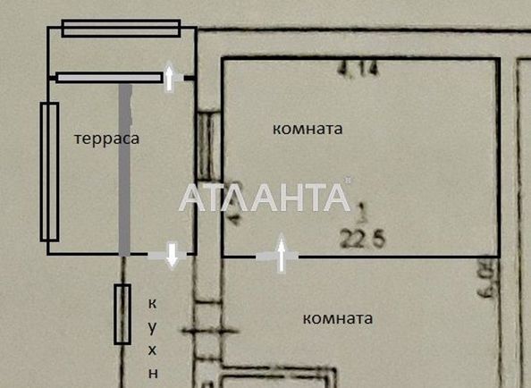2-rooms apartment apartment by the address st. Srednyaya Osipenko (area 40,0 m2) - Atlanta.ua - photo 25