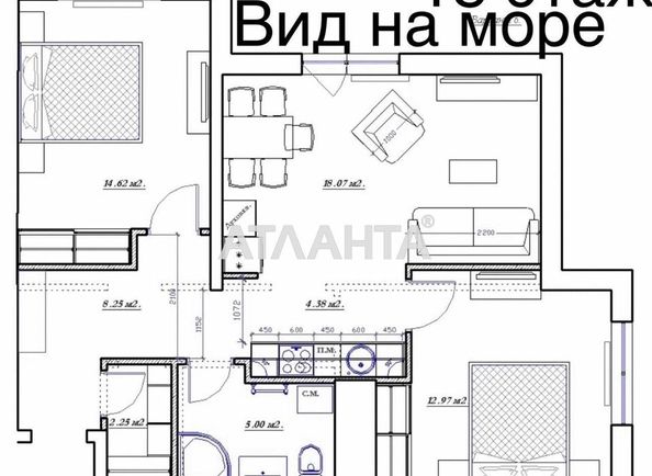2-rooms apartment apartment by the address st. Genuezskaya (area 65,0 m2) - Atlanta.ua - photo 27