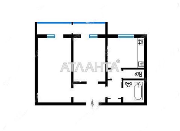 2-rooms apartment apartment by the address st. Ozernaya (area 50,0 m2) - Atlanta.ua - photo 9