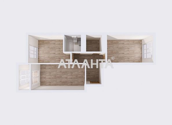 2-rooms apartment apartment by the address st. 7 km ovidiopolskoy dor (area 62,7 m²) - Atlanta.ua - photo 7