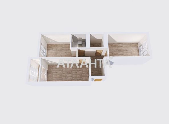 2-rooms apartment apartment by the address st. 7 km ovidiopolskoy dor (area 62,7 m²) - Atlanta.ua - photo 9