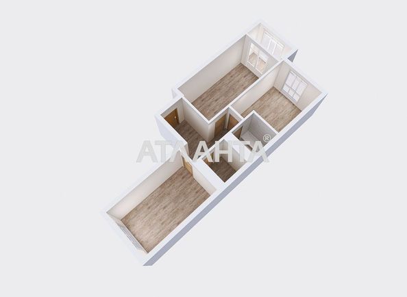 2-rooms apartment apartment by the address st. 7 km ovidiopolskoy dor (area 62,7 m²) - Atlanta.ua - photo 10