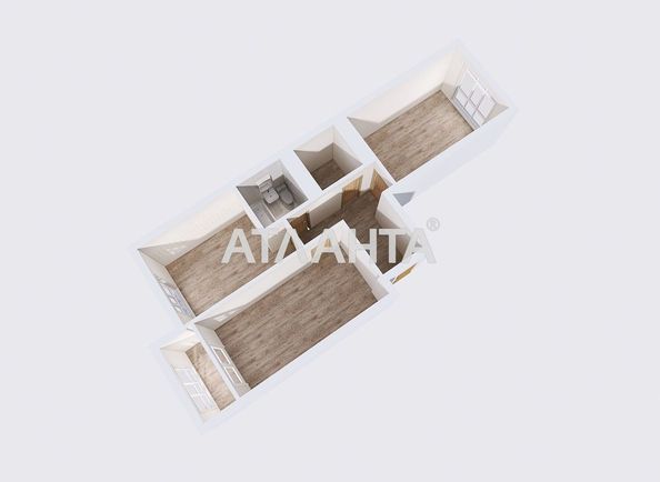 2-rooms apartment apartment by the address st. 7 km ovidiopolskoy dor (area 62,7 m²) - Atlanta.ua - photo 12