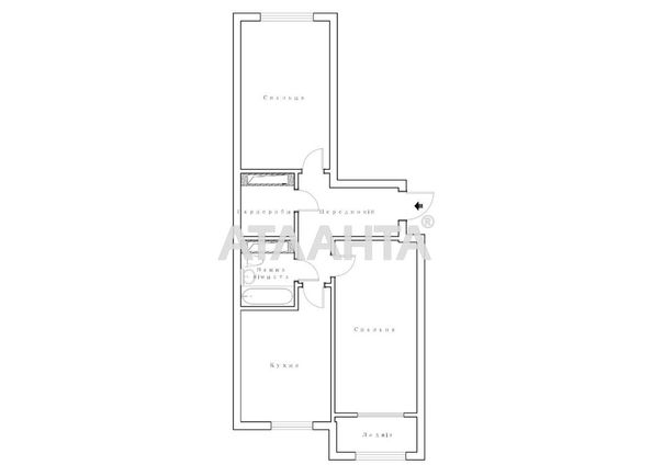 2-rooms apartment apartment by the address st. 7 km ovidiopolskoy dor (area 62,7 m²) - Atlanta.ua - photo 15