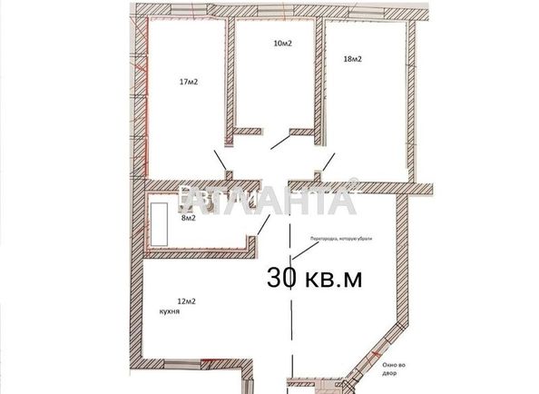 3-rooms apartment apartment by the address st. Razumovskiy 1 y per 1 y Pugachevskiy per (area 103,0 m2) - Atlanta.ua - photo 5