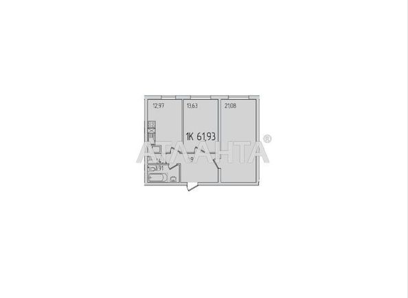 2-rooms apartment apartment by the address st. Sakharova (area 61,9 m²) - Atlanta.ua