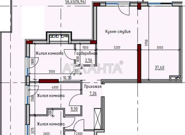 3-rooms apartment apartment by the address st. Dachnaya (area 136,3 m2) - Atlanta.ua - photo 2