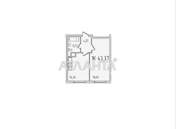 1-комнатная квартира по адресу ул. Сахарова (площадь 44 м²) - Atlanta.ua - фото 23