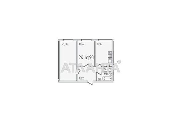 2-комнатная квартира по адресу ул. Сахарова (площадь 62 м²) - Atlanta.ua - фото 25