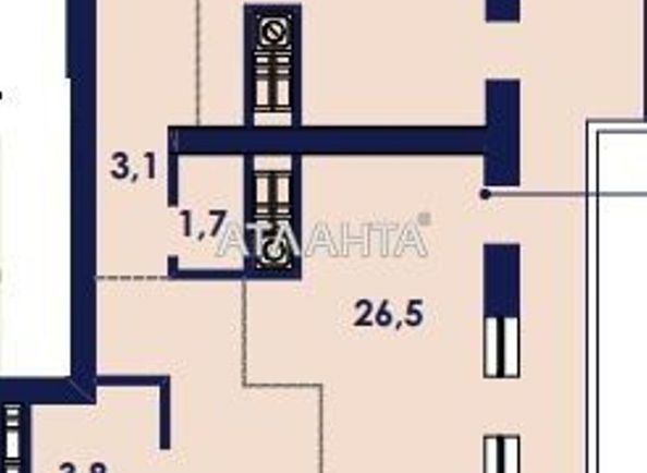 3-кімнатна квартира за адресою вул. Чехова (площа 105,8 м2) - Atlanta.ua - фото 2