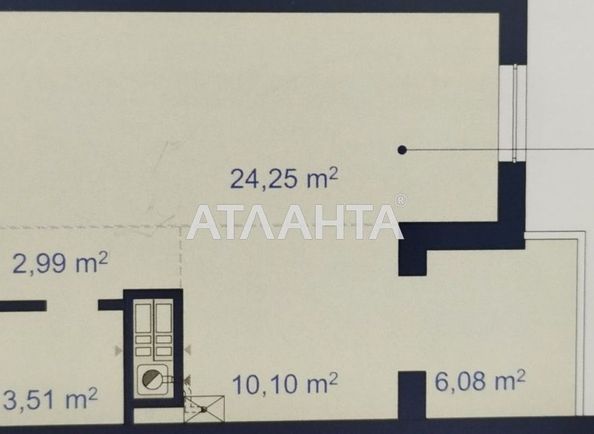 1-комнатная квартира по адресу ул. Чехова (площадь 47 м²) - Atlanta.ua - фото 5