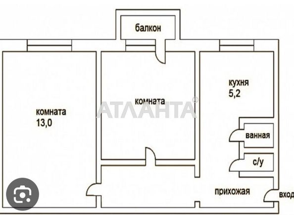 2-rooms apartment apartment by the address st. Kosmonavtov (area 45,0 m2) - Atlanta.ua - photo 10