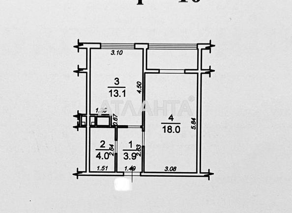 1-комнатная квартира по адресу ул. Жемчужная (площадь 42,5 м²) - Atlanta.ua - imageAlt 21