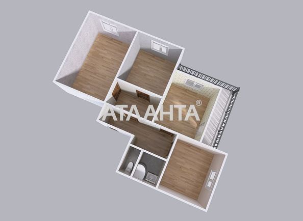 3-кімнатна квартира за адресою вул. Ільфа та Петрова (площа 69,3 м²) - Atlanta.ua - фото 19