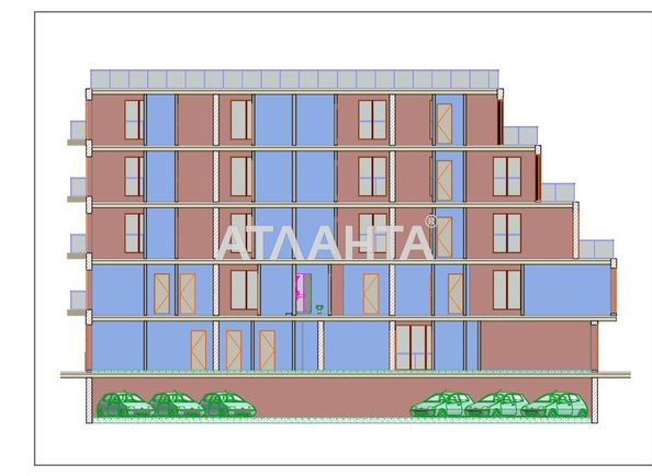 2-rooms apartment apartment by the address st. Dmitriya Lutsenko Kreysera Avrora (area 46,0 m2) - Atlanta.ua - photo 19