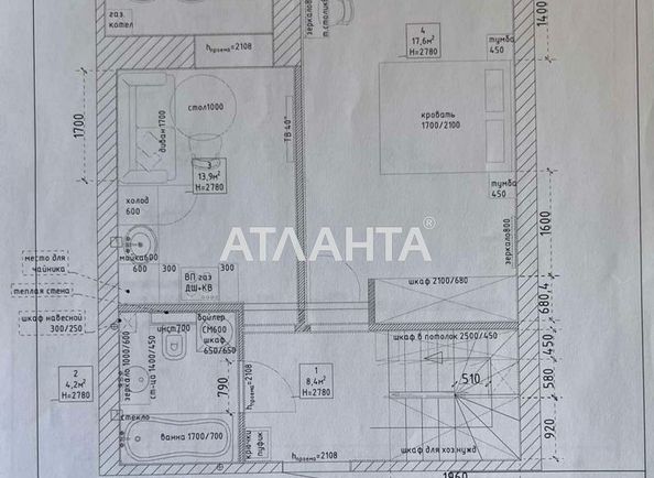 2-rooms apartment apartment by the address st. Lazurnaya Gaydara bul (area 89,0 m2) - Atlanta.ua - photo 10