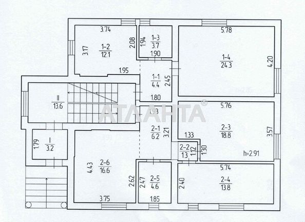 2-rooms apartment apartment by the address st. Ozernaya (area 62,0 m2) - Atlanta.ua - photo 8