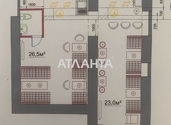 1-room apartment apartment by the address st. Nikolaevskaya dor Kotovskaya dor (area 50,5 m²) - Atlanta.ua - photo 2