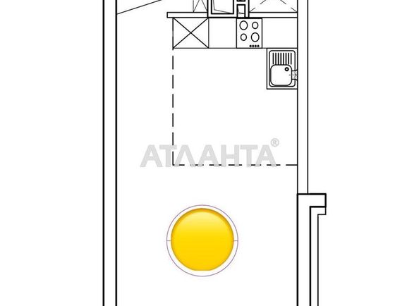 1-комнатная квартира по адресу ул. Среднефонтанская (площадь 33,5 м²) - Atlanta.ua - фото 11