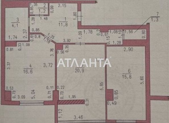 2-rooms apartment apartment by the address st. Raduzhnyy m n (area 71,7 m2) - Atlanta.ua - photo 14