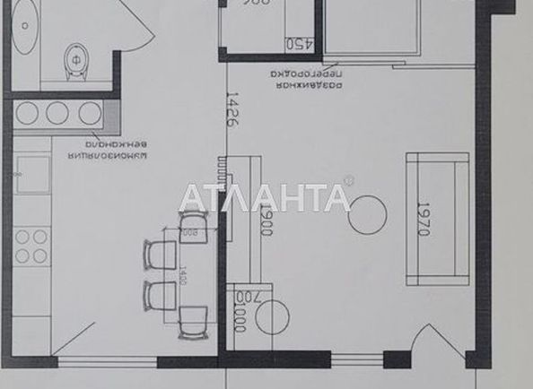 1-кімнатна квартира за адресою вул. Тульська (площа 41,0 м2) - Atlanta.ua - фото 3